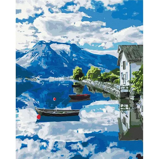 Картина за номерами Провінція Норвегії Brushme 40x50 см кольорова 000276795