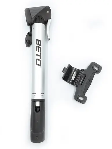Насос велосипедный Beto 026 алюминиевый телескоп серебристый (G0000239) - фото 3