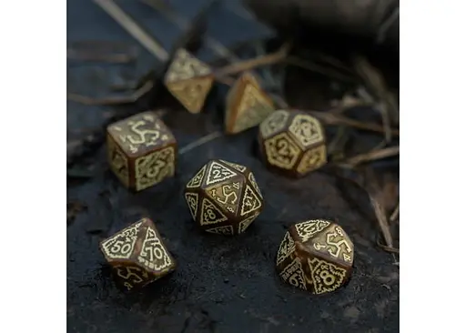 Набор кубиков The Witcher Dice Set. Crones - Weavess , 7 шт. (SWCR02) - фото 3