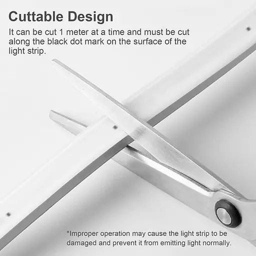 KSIBNW 220V Неонова світлодіодна стрічка для зовнішнього нейтрального білого 4000K, світлодіодна стрічка 2 м із блоком живлення - фото 2