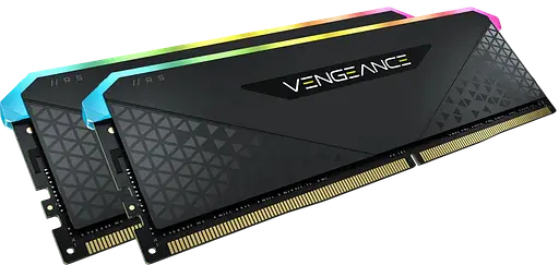 Оперативная память Corsair 32GB (2x16GB) DDR4 3200MHz Vengeance RGB RS Black (CMG32GX4M2E3200C16) Б/У - фото 3