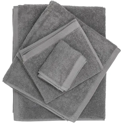 Полотенце МВМ My Home Прикосновение 30x50 см серое (BT-13 S GRAY) - фото 4