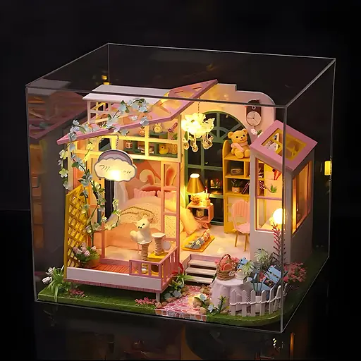 3D конструктор Румбокс Країна мрій Flower Dream своїми руками, світлові ефекти - фото 3