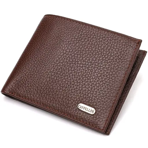 Мужской кожаный кошелек Canpellini 11.5х9.5х2 см acs0025681 - фото 1