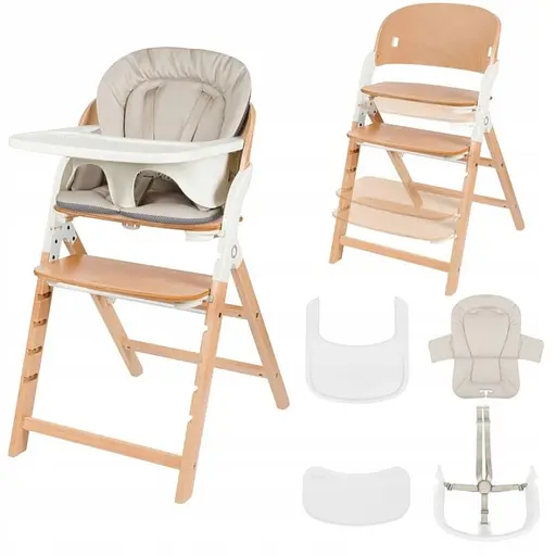 Багатофункціональний стільчик Lionelo Megan White Wood (LO-MEGAN WHITE WOOD) - фото 2