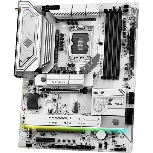 AsRock Z890 STEEL LEGEND WIFI (1851/Z890, 4*DDR5, 2*PCIex16, HDMI/TB4, 4xSATA, 4xM.2, 2.5Glan, 7.1ch - фото 2