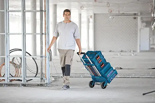 Візок вантажний Bosch Professional Aluminium Caddy універсальний до 125 кг (1.600.A00.1SA) - фото 5