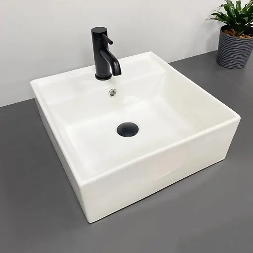 Умивальник VBI Teramo S white накладний підвісний VBI-014700, Білий - фото 1