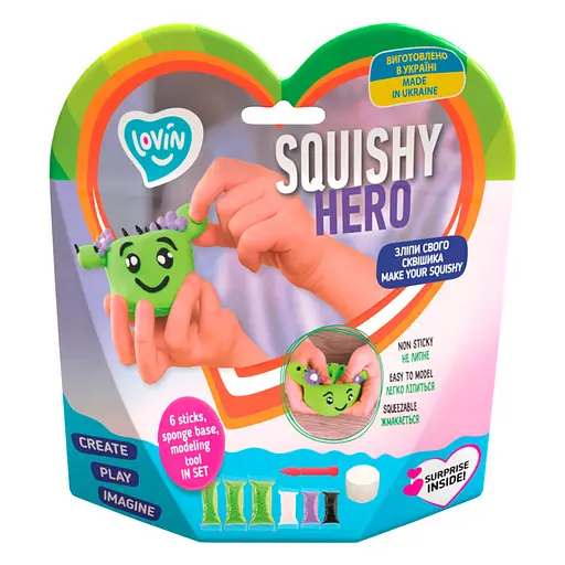 Набір для ліплення з повітряним пластиліном Squishy Cactusita TM Lovin 70124 - фото 2