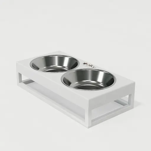 Hollky Base XS — миски на підставці для маленьких собак та котів (2 × 0,25 л) - фото 7