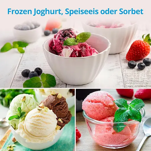 Машина для приготування морозива та йогурту MEDION MD 18387 1,5 л, 150 Вт - фото 2