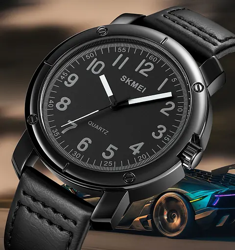 Наручний годинник чоловічий Skmei 1987 Black, 1987BK (18405) - фото 8