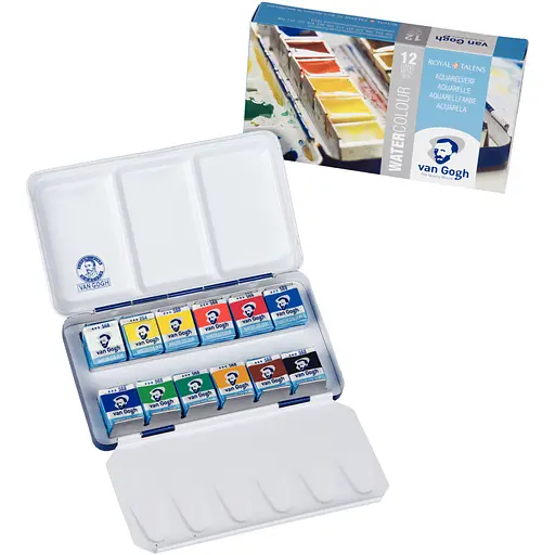 Набір акварельних фарб VAN GOGH 12кол - фото 2