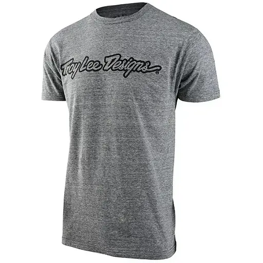 Футболка TLD Short Sleeve Tee Signature Grey Heather M Troy Lee Designs (1106-701917003)