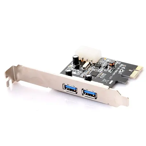 Контролер PCI-E USB3.0 (2ext. Molex) Low Profil, NEC, RTL - фото 4