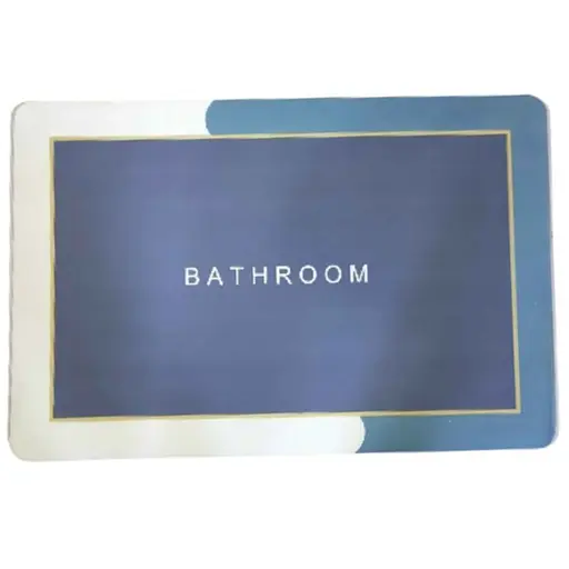 Вологопоглинаючий килимок в ванну кімнату Kornel 58х88 см (JY-83) - фото 1