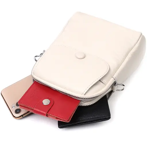 Жіноча шкіряна сумка Vintage 14.5х18х7 см sum0024733 - фото 5