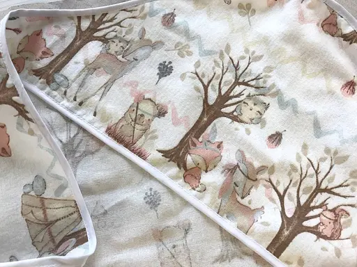 Байковое полотенце Moontime "Лесные звери" - фото 2