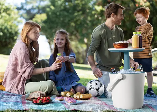 Стіл - бар пластиковий Keter Go Bar кремовий - фото 6