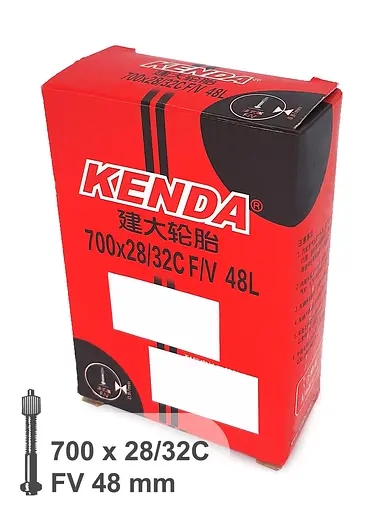 Камера велосипедна Kenda 28 (700х28/32С) FV 48 мм (G0000951) - фото 2