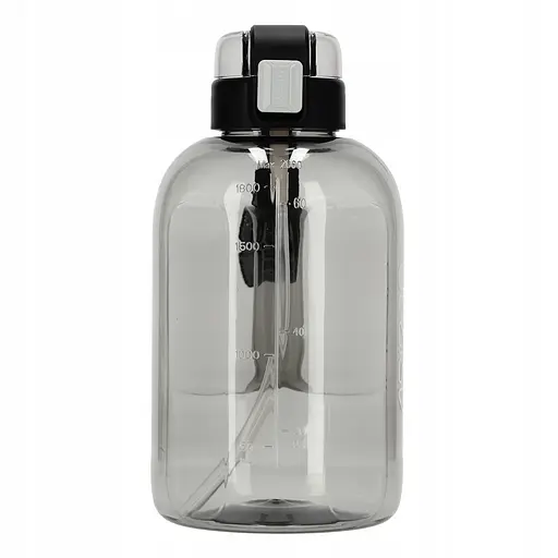 Пляшка для води 4FIZJO спортивна 2000 мл Grey (P-5905973403825) - фото 2