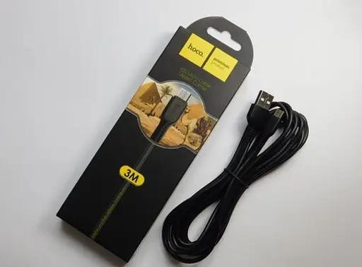 Кабель 3 метра MicroUSB Hoco X20, 3 м - фото 1