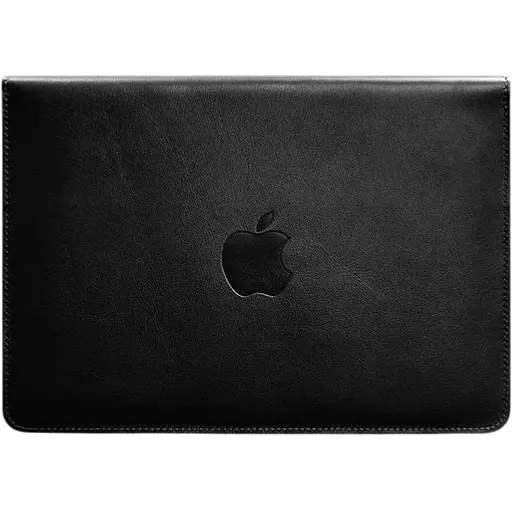 Шкіряний чохол-конверт BlankNote на магнітах для MacBook 14 Чорний - фото 1