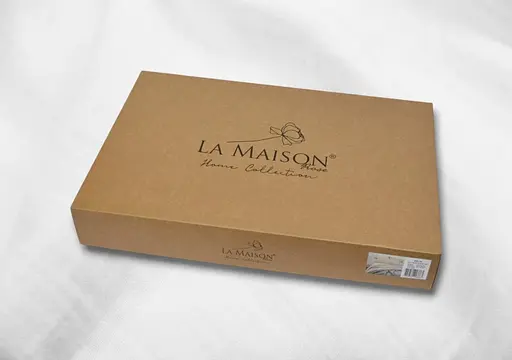 Літня постільна білизна з мусліновим покривалом-піке Selin Yesil Bej La Maison pbe0051391 - фото 4