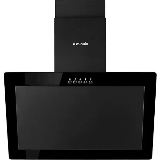 Вытяжка Minola HDN 6124 BL LED черная