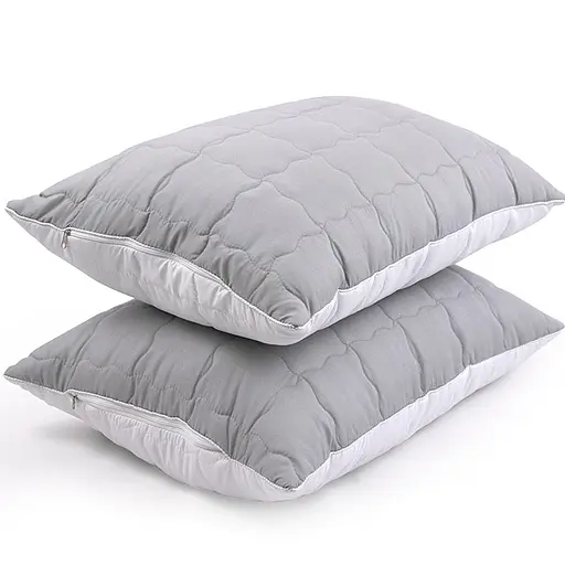 Набор Руно одеяло 200х220 см + подушка 50х70 см Grey White 2 шт. 925.52_Grey White - фото 4