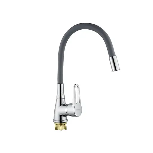 Смеситель для кухни с силиконовым изливом Champion Sop 014-045 MI6361 Хром - фото 1