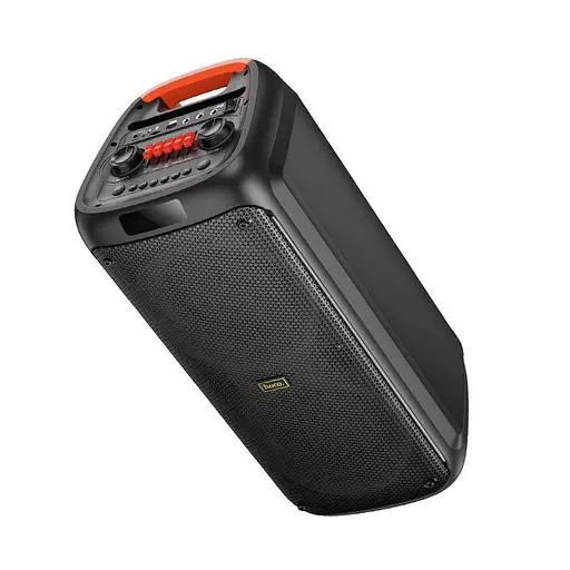 Акустика бездротова-караоке колонка Hoco HA7 Leader wireless dual-mic outdoor BT speaker - фото 5