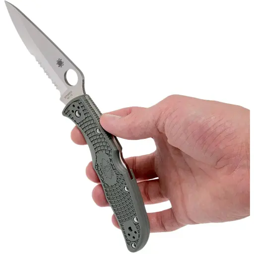 Нож Spyderco Endura4 Gray - фото 4