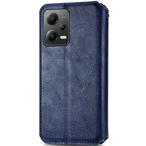 Шкіряний чохол-книжка GETMAN Cubic (PU) для Xiaomi Poco X5 Pro 5G / Redmi Note 12 Pro 5G Синій - фото 2