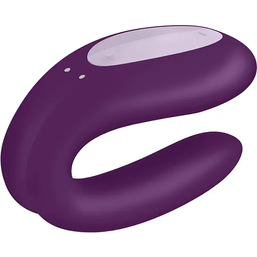 Смарт-вібратор для пар Satisfyer Double Joy Violet - фото 6