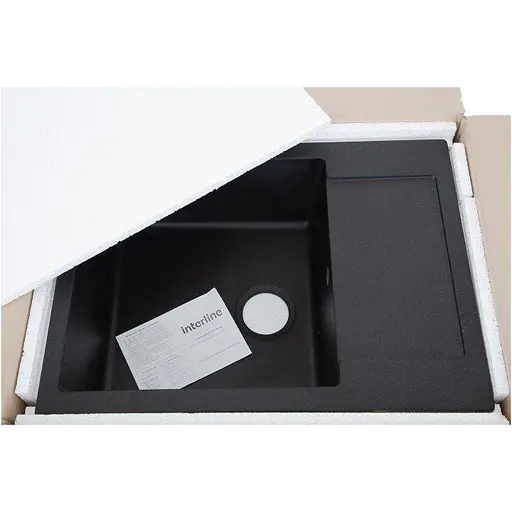 Кухонная мойка Interline SPRING black - фото 5