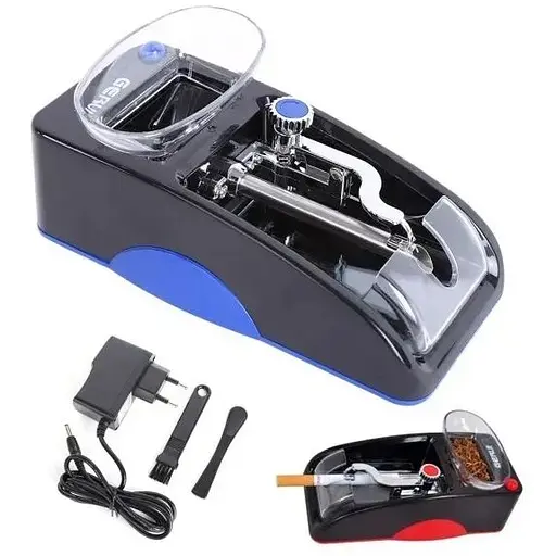 Машинка для набивання цигарок Horns bee GR-12 електрична синя - фото 2