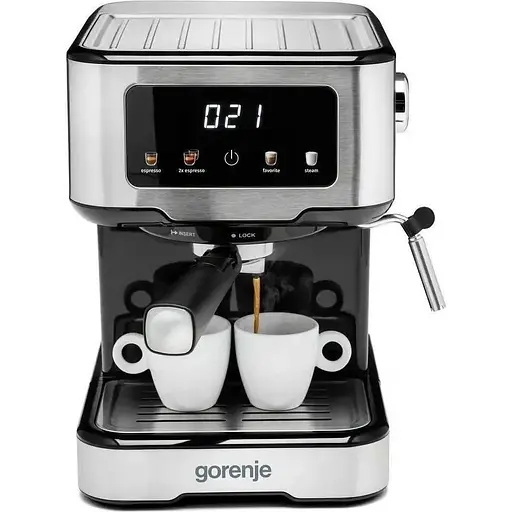 Gorenje Кофеварка рожковая 1.5л молотый ручной капучинатор - фото 7