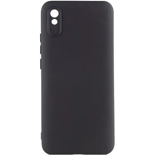 Чехол Lakshmi Silicone Cover Full Camera (AAA) для Xiaomi Redmi 9A Черный / Black