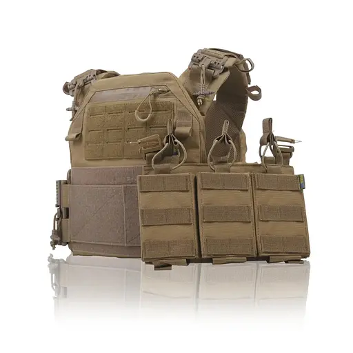 Плитоноска Kiborg GU gen.2 + 3 підсумки Coyote (1000-k66003) - фото 5