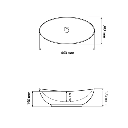 Умивальник VBI Partina білий накладний VBI-012618, Білий - фото 4