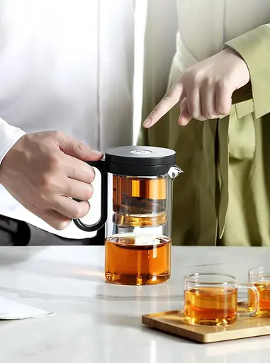 Чайник-заварник Bonston «Магнето», 500 мл - Синий - фото 10