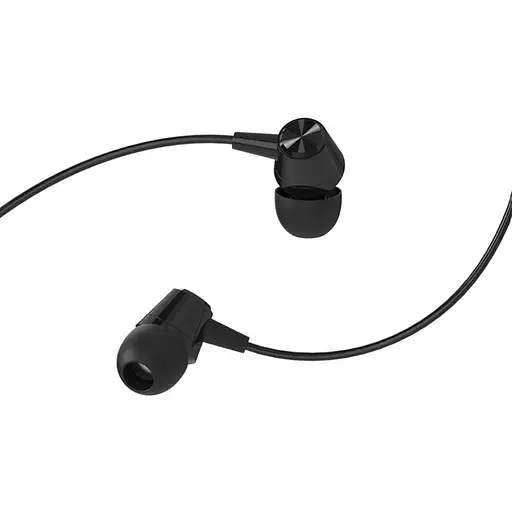 Проводные вакуумные наушники Borofone BM20, 3.5mm, 1.2m, Чёрный - фото 5