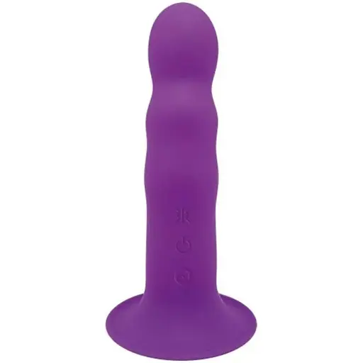 Двошаровий ділдо з вібрацією Adrien Lastic Hitsens 3 Purple