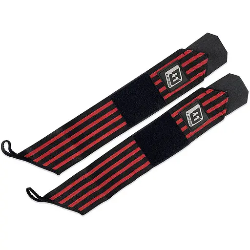 Кистові бинти EasyFit 50 см Чорно-червоні (EF-0060) - фото 1