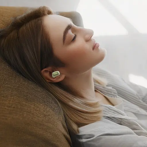 Наушники беспроводные Baseus AirNora 3 TWS зеленые (A00076701633-00) - фото 9