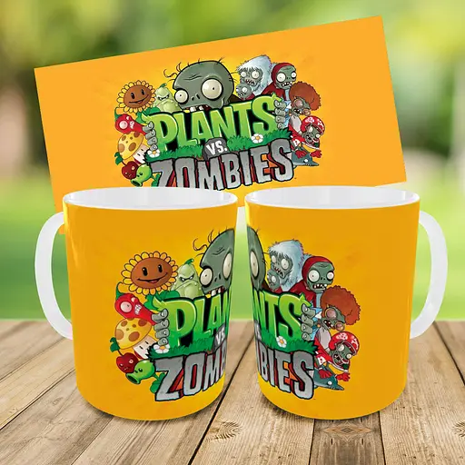 Набір: дитяча сумка-бананка+кружка Рослини проти Зомбі 32х15см, бананка для хлопчика через плече на подарунок (00947) - фото 3