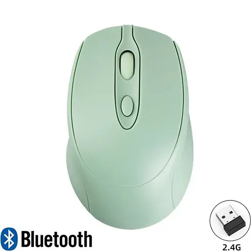 Акумуляторна бездротова мишка Xiaomi Sensitive Bluetooth Mouse 2.4G Dual-Mode Green  - фото 2