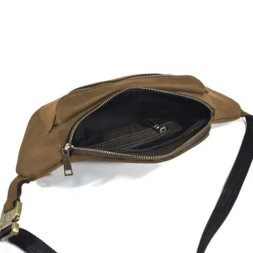 Кожаная мужская бананка TARWA 39х16х7 см 000296971 - фото 4