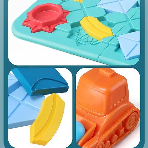 Настольная интерактивная игра Ummi BS805 Logical Road Builder Green - фото 5